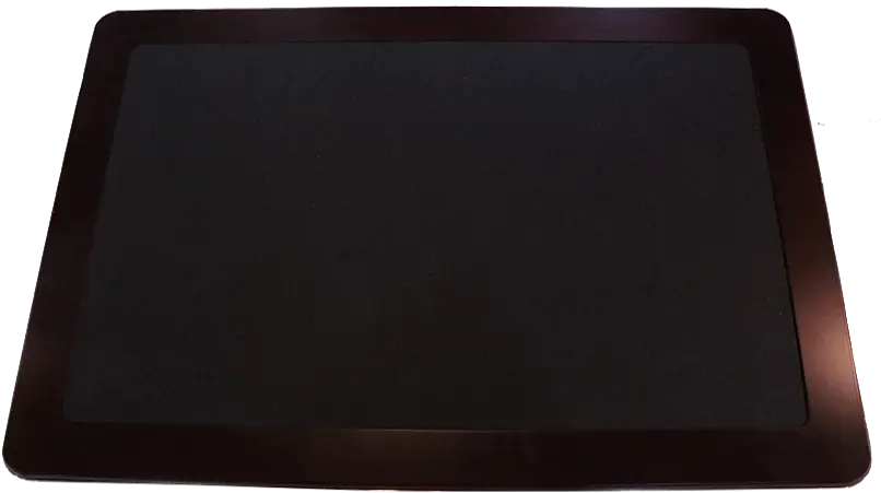 8-piece wooden desk set, dark brown, K-MAX 198