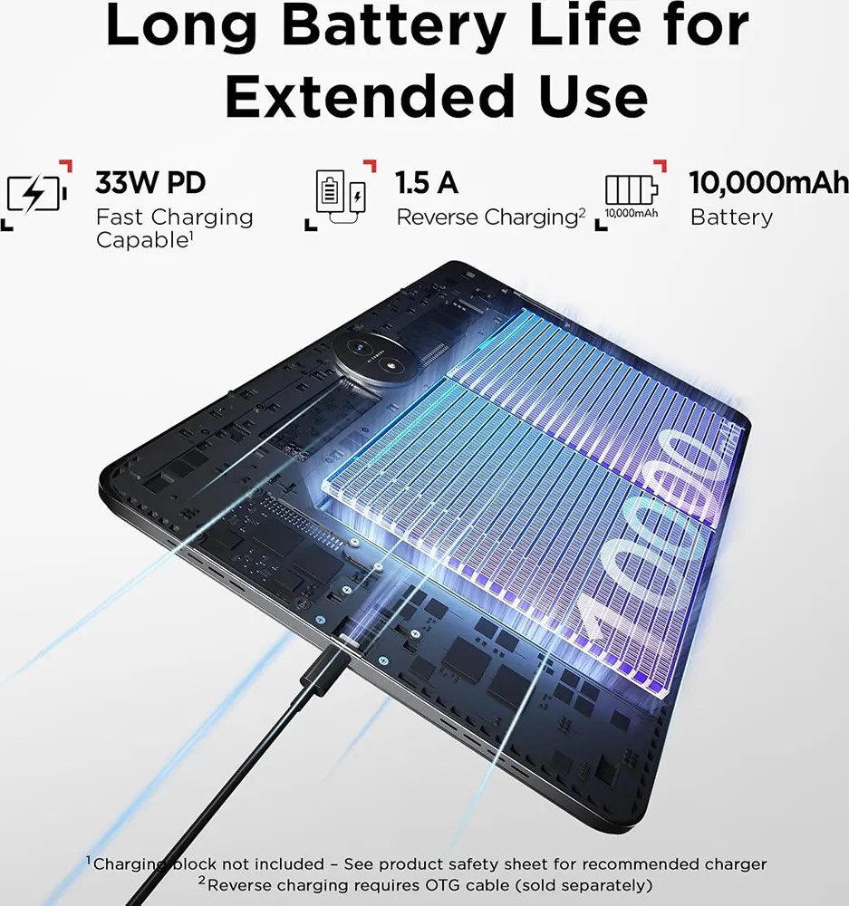 تابلت تي سي إل NXTPAPER 14، شاشة 14.3 بوصة، ذاكرة داخلية 256 جيجابايت، رامات 8 جيجابايت، واي فاي، رمادي