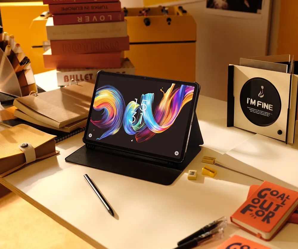 تابلت تي سي إل NXTPAPER 11 بلس، شاشة 11.5 بوصة، ذاكرة داخلية 256 جيجابايت، رامات 8 جيجابايت، واي فاي، رمادي غامق