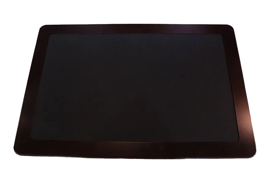 9-piece wooden desk set, dark brown, K-MAX 648