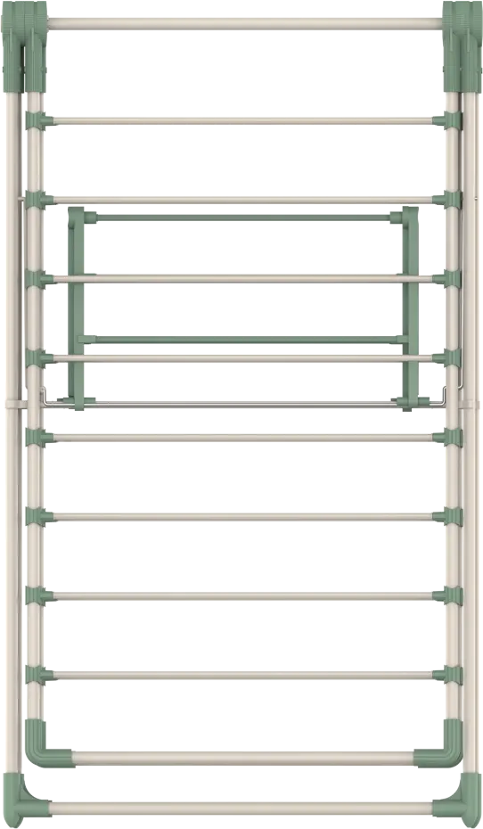 منشر غسيل بيريلا ميجا بلاست، قابل للطي، بجناحين  ، لون اخضر*فضي