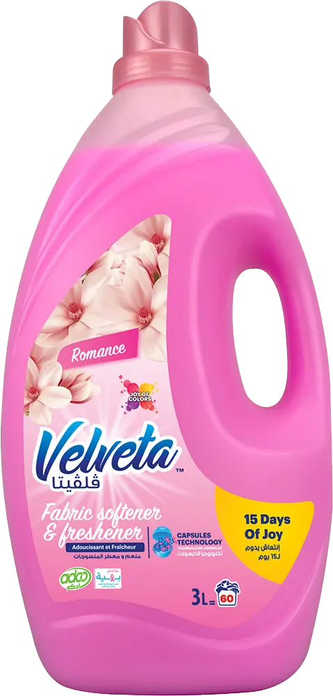 فلفيتا منعم ومعطر المنسوجات ،برائحة الرومانسية ، 3 كجم