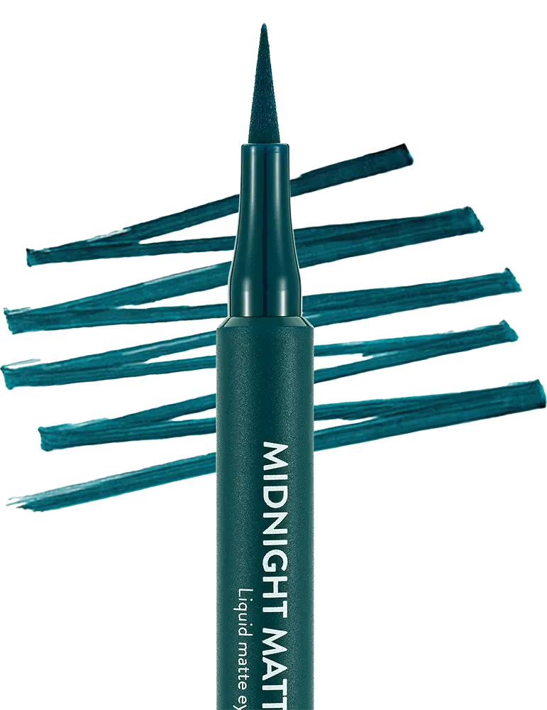 Flormar Midnight Matte Eyeliner, 04 Green