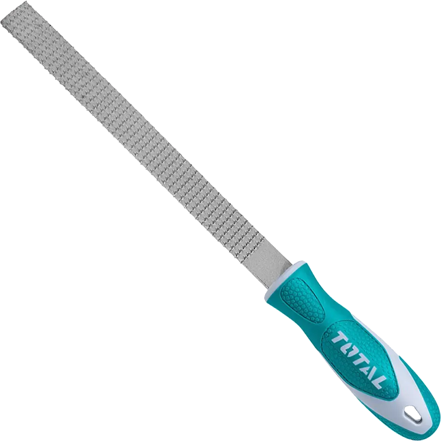 مبرد خشب معدني توتال تولز ، 8 بوصة ، مبطط باليد ، THT91586