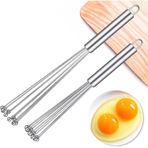 Stainless Steel Egg Whisk, 12 Inches.