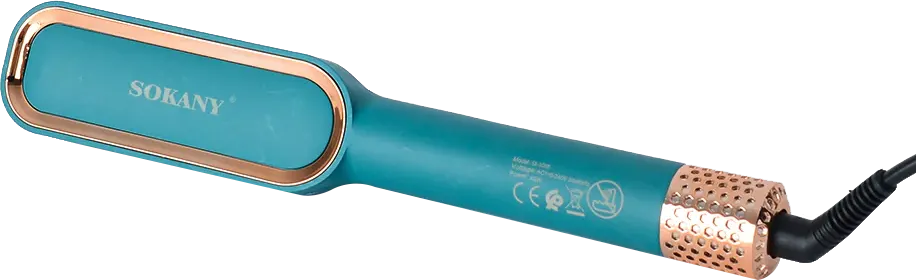 Sokany electric Hair Straightener Brush, multi-color, SK-1008