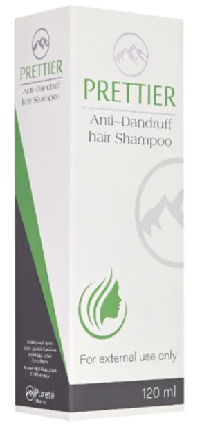 Prettier Anti-dandruff Hair Shampoo, 120 Ml