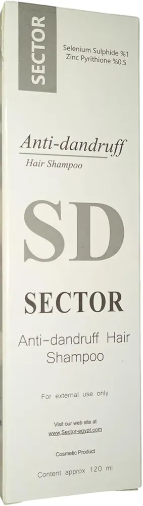Sector Anti-dandruff Hair Shampoo, 120 Ml