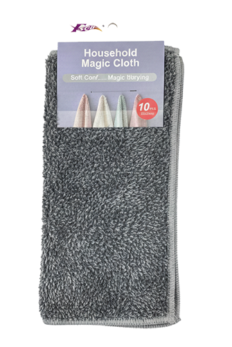 طقم فوط 10 قطع ، رمادي ، 1241