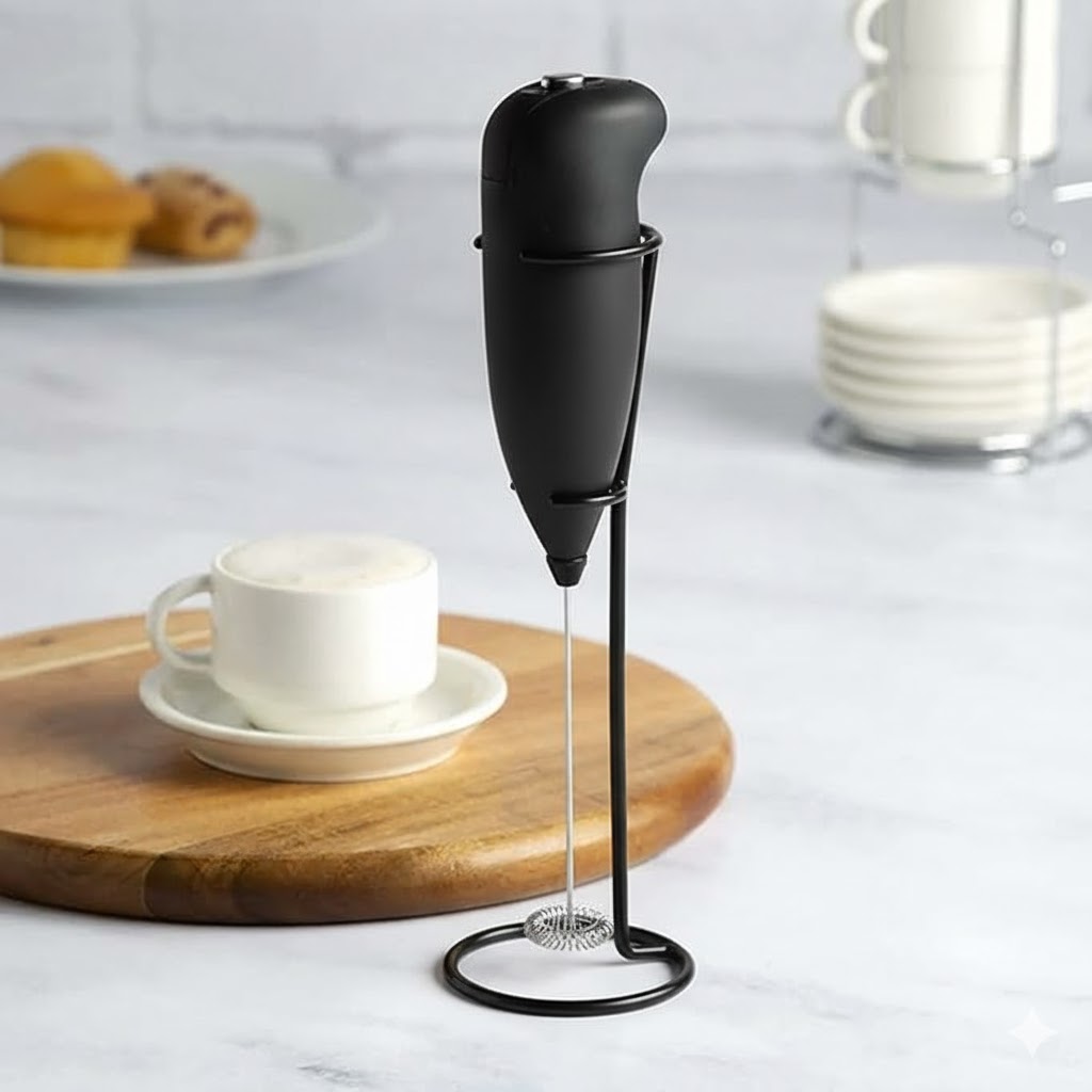 مضرب نسكافيه مع حامل ، اسود ، 1976-22