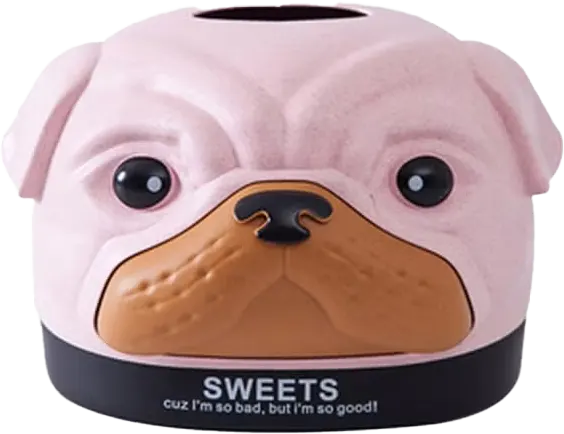 علبة منظمة للمناديل ،شكل كلب، ألوان متعددة، 044-12