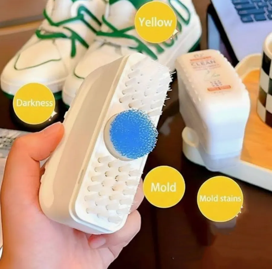 فرشة تنظيف ملابس ، ابيض