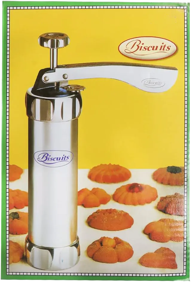 مكبس معدني صغير لصنع البسكويت و البيتفور