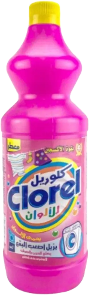 Clorel Liquid Laundry Detergent for Colors, Rose, 1 kg