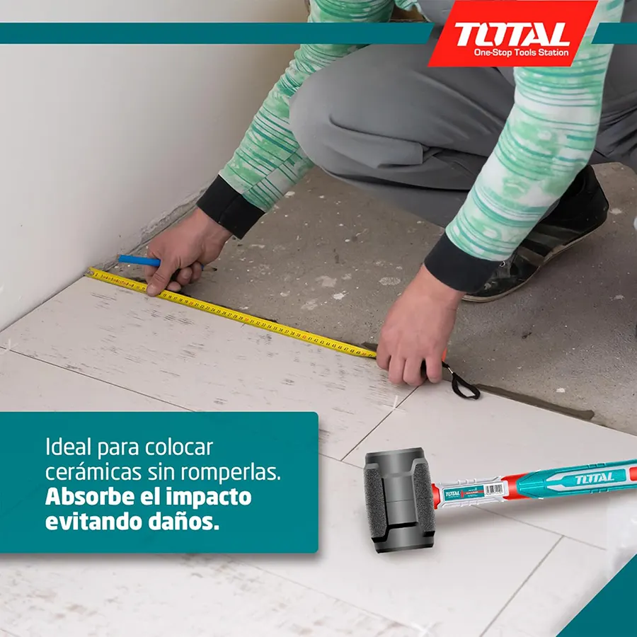 دقماق كاوتش كبير توتال تولز ، 450 جرام ، رأس مطاطي ، THRUH6816