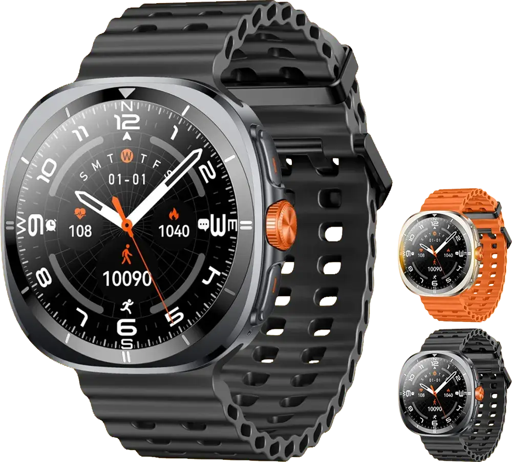 ساعة ريتشي الذكية، بلوتوث 5.2، شاشة لمس أموليد 1.43 بوصة، مقاومة للماء، بطارية 300 مللي أمبير، متعددة الألوان، RA40