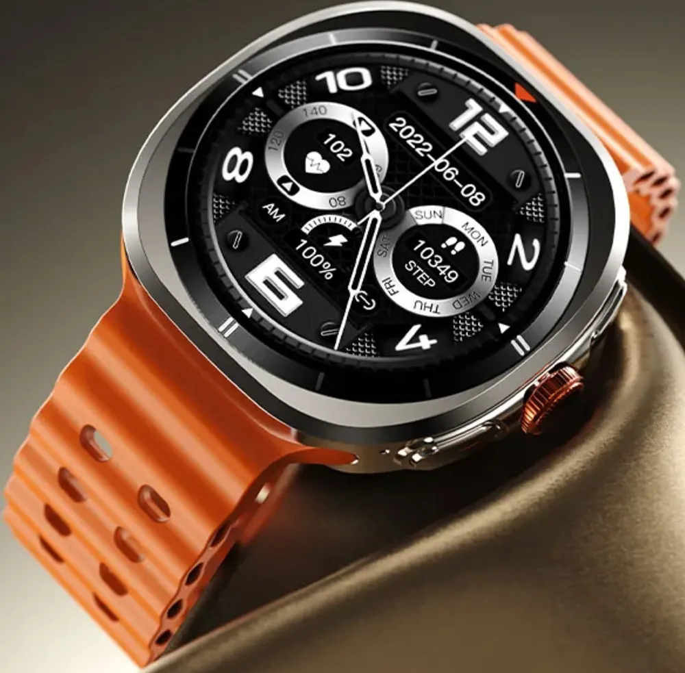 ساعة ريتشي الذكية، بلوتوث 5.2، شاشة لمس أموليد 1.43 بوصة، مقاومة للماء، بطارية 300 مللي أمبير، متعددة الألوان، RA40