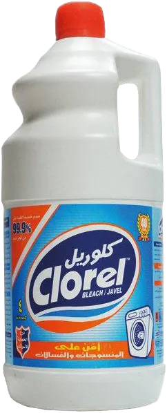 Clorel Liquid Bleach for White Clothes, White, 4 kg