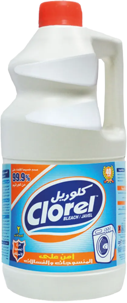 Clorel Liquid Bleach for White Clothes, White, 2 kg