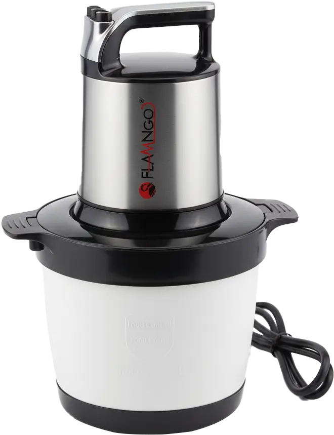 Flamngo Stainless Steel Chopper, 1700 Watts, 5 Liters, 3 Speeds, Stainless Steel, FM-Q17005