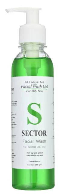 Sector Facial Wash, 250 Gm