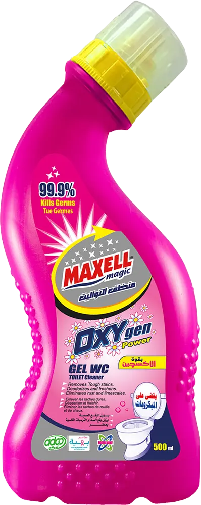 Maxell Magic Toilet Cleaner, Power of Oxygen, 500ml