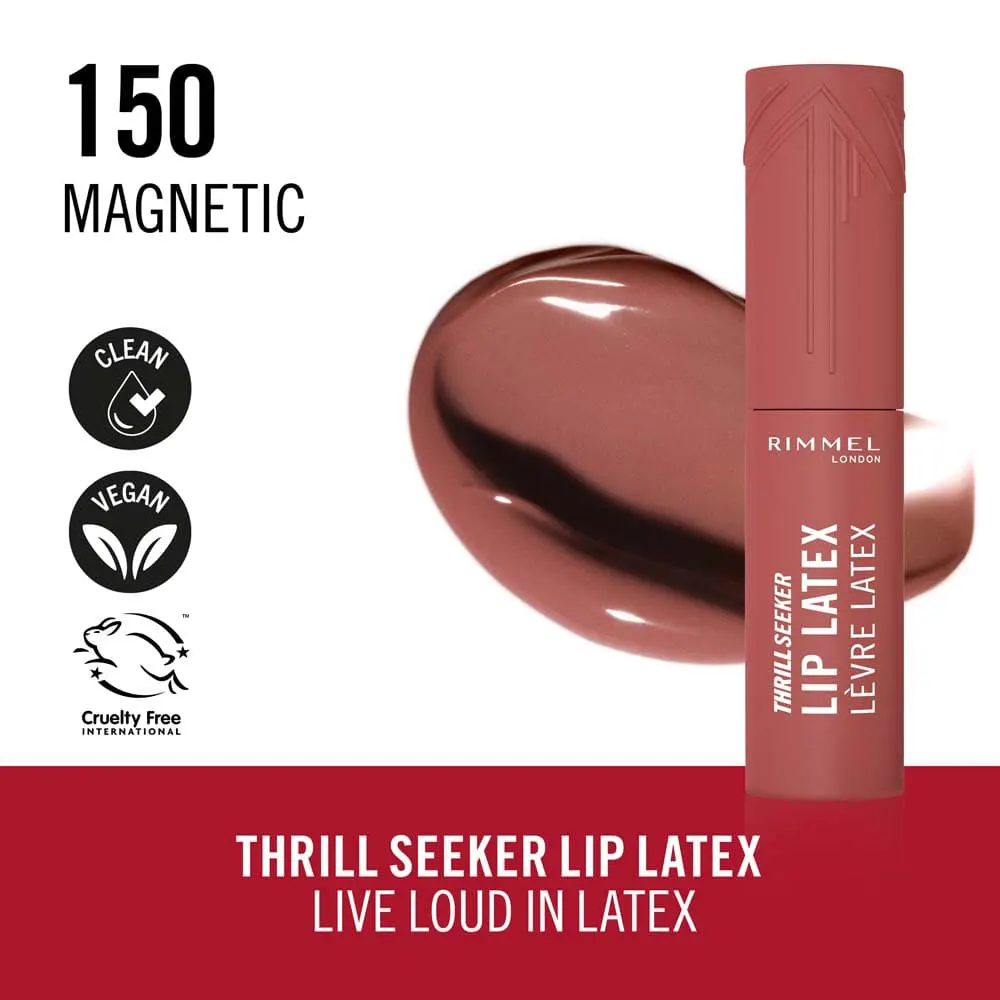 Rimmel Thrill Seeker Lip Latex, 150 Magnetic , 6 Ml