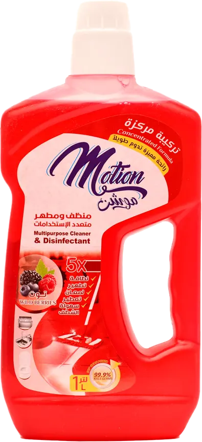 Motion Multi-Purpose Cleaner and Disinfectant, Berry Scent, 1 Liter