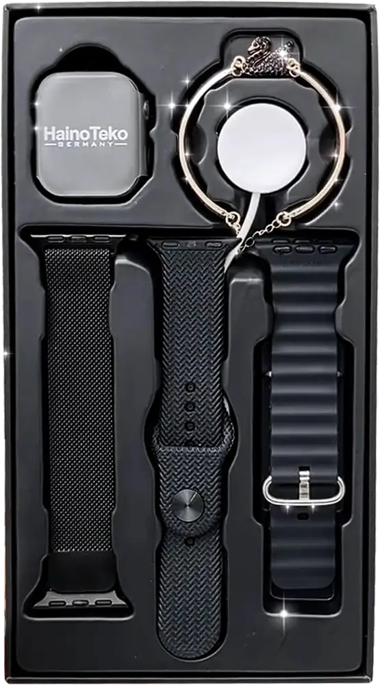 ساعة هاينو تيكو الذكية، شاشة AMOLED مقاس 1.5 بوصة، مقاومة للماء، عمر بطارية يصل إلى 7-10 أيام، 3 أحزمة، متعددة الألوان، SQ-16 Mini