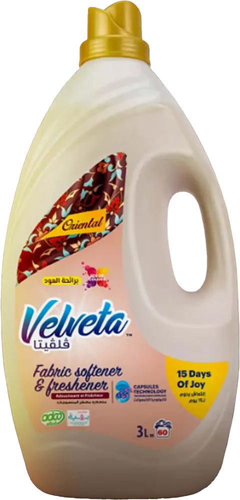 فلفيتا منعم ومعطر منسوجات ، برائحة العود ، 3 لتر