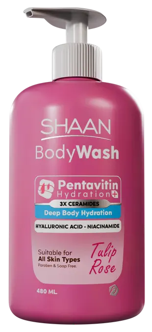 غسول الجسم تاليب روز من شان، 480 مل
