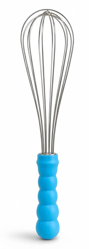 مضرب بيض استانلس يد بلاستيك ، ازرق ، 6501