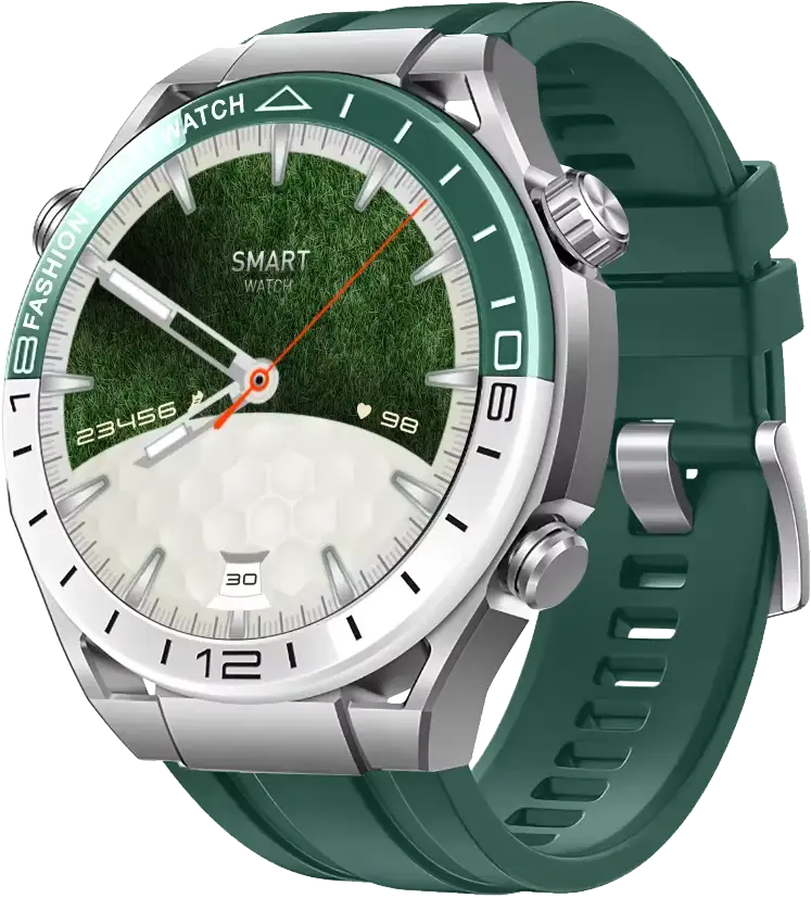 ساعة هاينو تيكو الذكية، شاشة AMOLED مقاس 1.43 بوصة، مقاومة للماء، 3 أحزمة، ألوان متعددة، RW-67