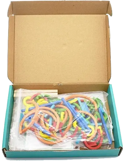 Shape matching, color and letter recognition puzzles, multiple shapes, 3001