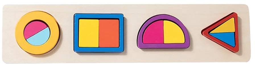 Models for teaching geometric shape matching, multiple shapes, 3014