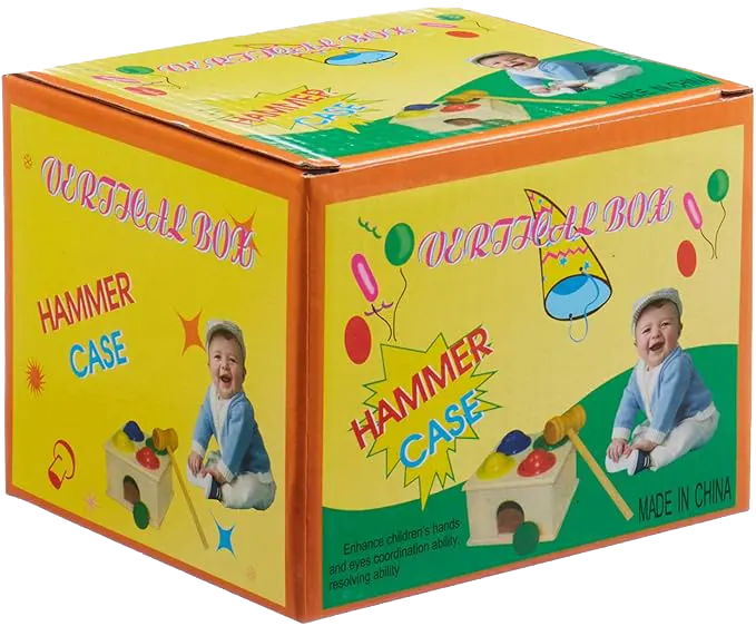 Baby Hammer, 4 Colored Balls, 1015