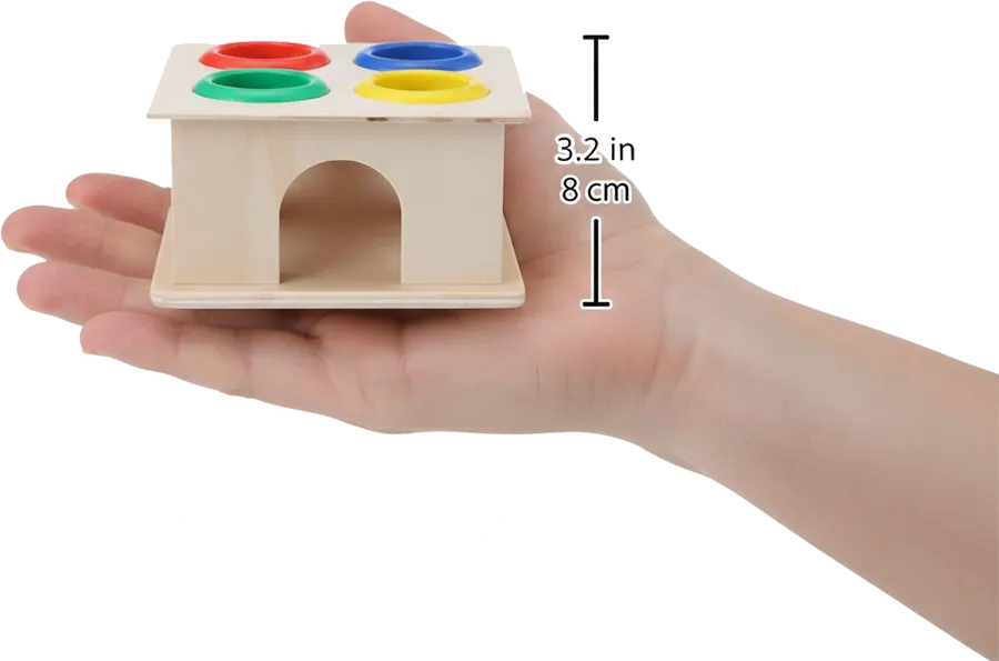 Baby Hammer, 4 Colored Balls, 1015