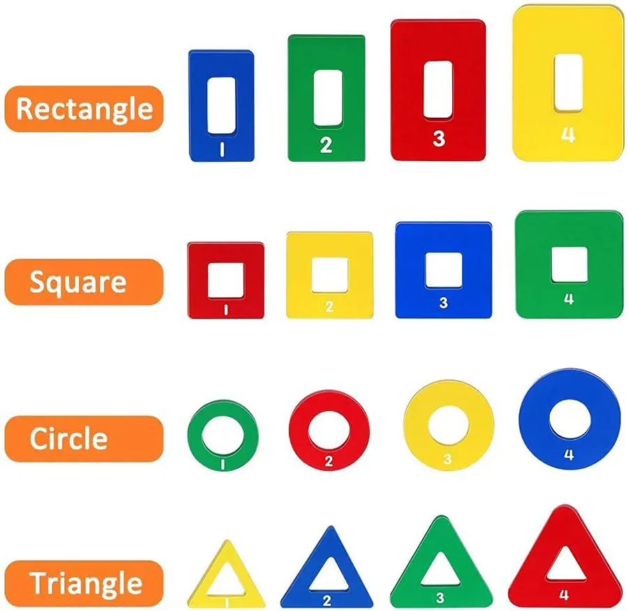 Geometric shapes matching models, 1023