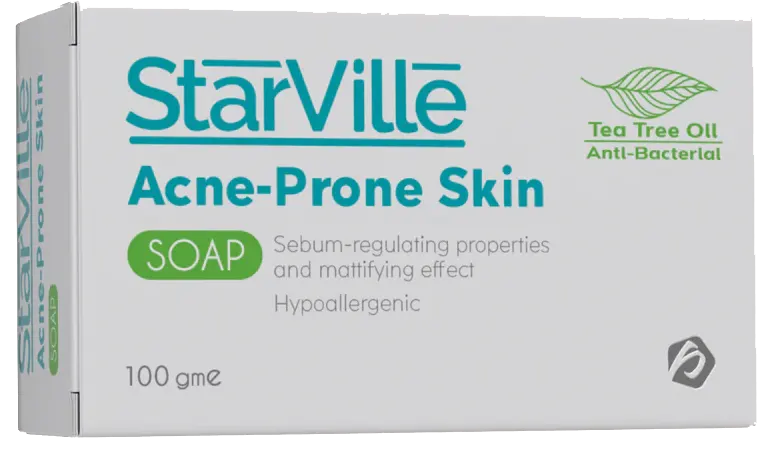 صابون للبشرة المعرضة لحب الشباب من ستارفيل، 100 جم