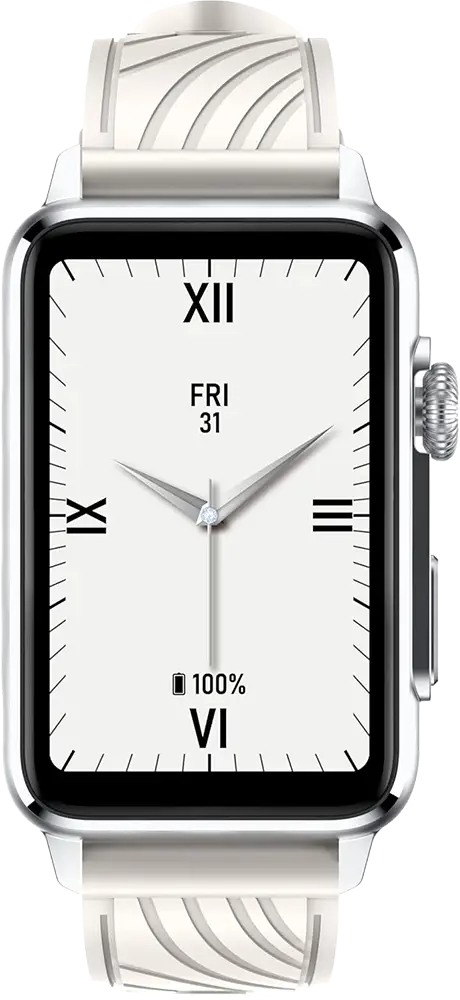 Infinix Xband Smartwatch, 1.57-Inch Touchscreen, Water Resistant, Silicone Strap, 230mah Battery, Silver, XW4B