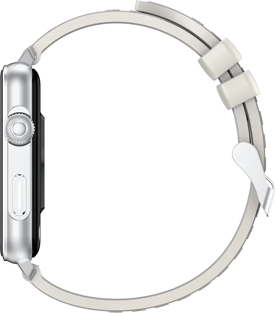 Infinix Xband Smartwatch, 1.57-Inch Touchscreen, Water Resistant, Silicone Strap, 230mah Battery, Silver, XW4B