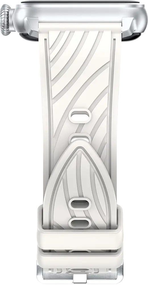 ساعة يد انفينيكس اكس باند ، شاشة تعمل باللمس 1.57 بوصة ، مقاومة للماء، سوار سيليكون،، بطارية 230 مللي امبير، فضي، XW4B