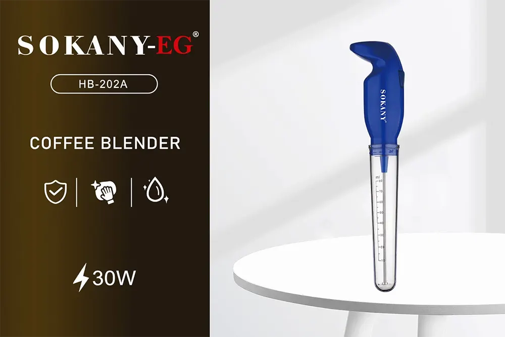 Nescafé Sokany Mixer, 30W, Plastic Measuring Cap, HB-202A