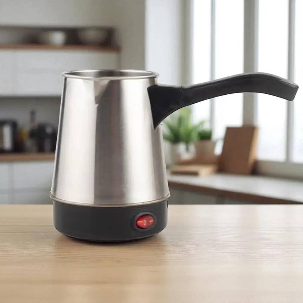 كنكة قهوة كهربائية فلامنجو،500 وات، 600 مللي، استانليس ستيل، CM-6005