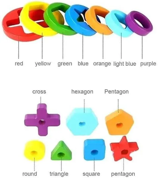 Large geometric shape matching ring column, 1038