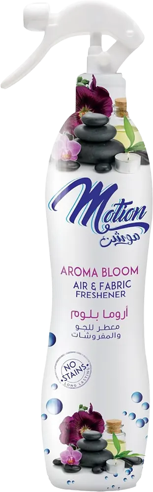 Motion Air & Fabric Freshener, Aroma Bloom Scent, 400ml