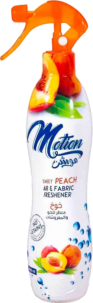 Motion Air & Fabric Freshener, Peach Scent, 400ml