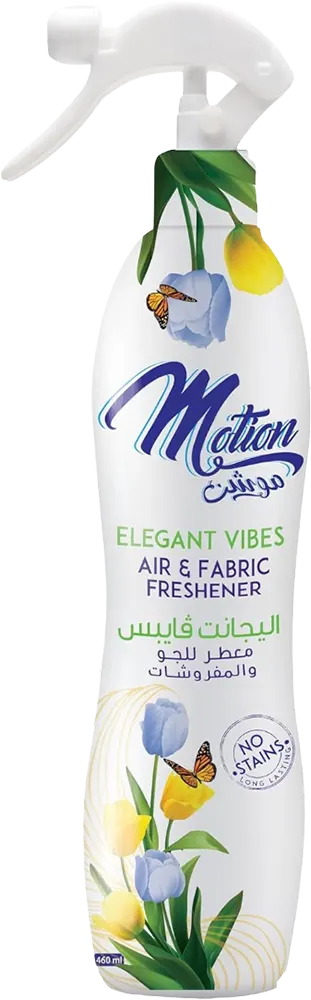 Motion Air & Fabric Freshener, Elegant Vibes Scent, 400ml