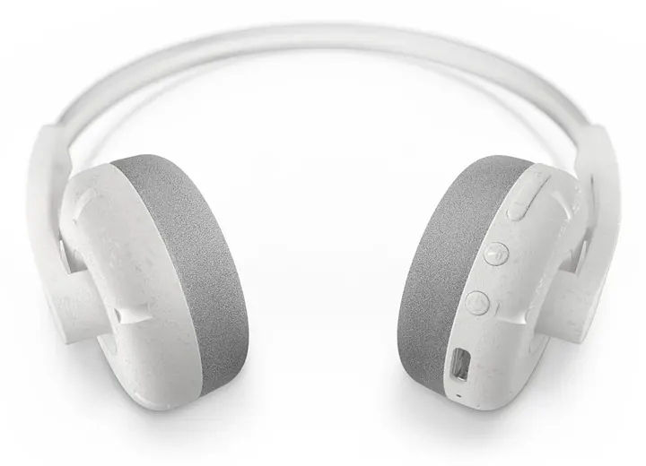 سماعات رأس لاسلكية فيليبس رينجو 2000 series، بلوتوث 5.4، مدى توصيل 10 أمتار، وقت تشغيل حتى 26 ساعة، ميكروفون للمكالمات، أبيض، TAH2000WT-97