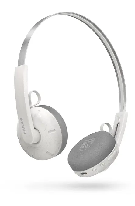 سماعات رأس لاسلكية فيليبس رينجو 2000 series، بلوتوث 5.4، مدى توصيل 10 أمتار، وقت تشغيل حتى 26 ساعة، ميكروفون للمكالمات، أبيض، TAH2000WT-97